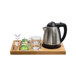 Ahşap Kettle Sunum Tepsisi
