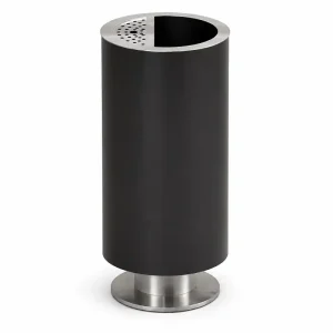 Dış Mekan Silindirik Paslanmaz Çelik Çöp Kovası ve Küllük